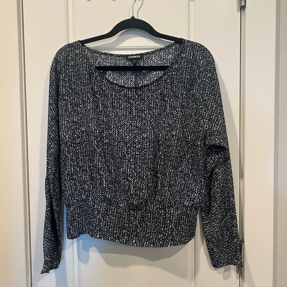 Express Monochrome Patterned Top